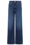 Paige Leenah Wide Ankle Jean In Narrative In Blue