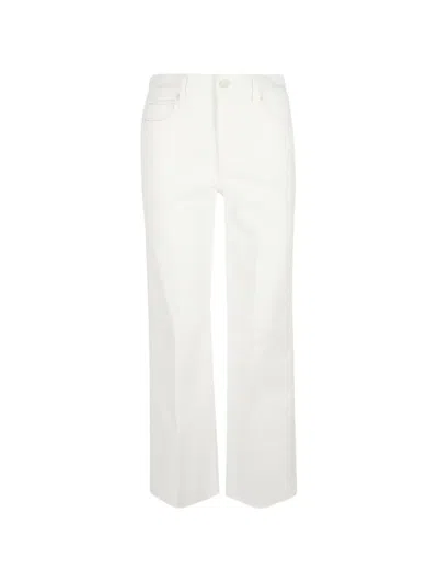 Paige Anessa 31" Denim Jeans In White