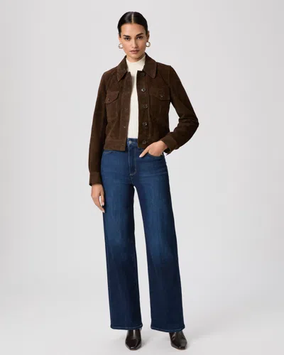 Paige Anessa 31 Inch Wide Leg Jean In Blue