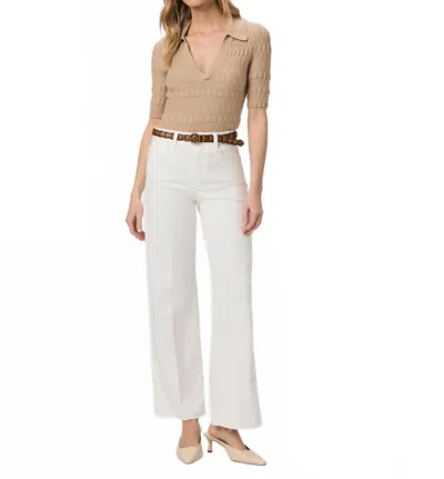 Paige Anessa 31 Jeans In Tonal Ecru In White
