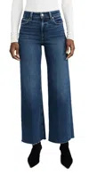 Paige Anessa 31 Jeans With Raw Hem Arpeggio In Blue