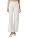 Paige Carly Tie Waist High Rise Wide Leg Jeans In Warm Ecru In White