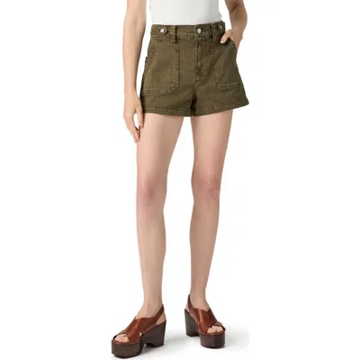 Paige Anessa Button Tab Denim Shorts