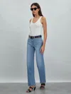 Paige Anessa Flared Cropped Jeans In Blue