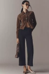 Paige Anessa High-rise Crop Wide-leg Jeans In Black