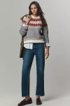 Paige Anessa High-rise Straight Jeans In Blue