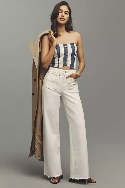 Paige Anessa High-rise Wide-leg Jeans