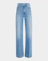 Paige Sasha High Waist Wide Leg Jeans In Blue