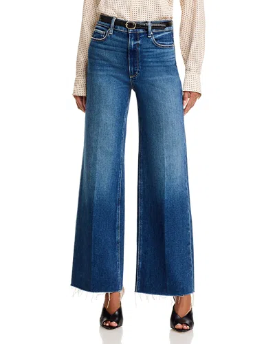 Paige Anessa High Rise Wide Leg Jeans In Arpeggio