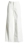 PAIGE PAIGE ANESSA HIGH WAIST RAW HEM WIDE LEG JEANS