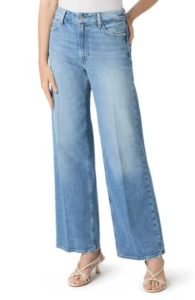 PAIGE PAIGE ANESSA HIGH WAIST WIDE LEG JEANS
