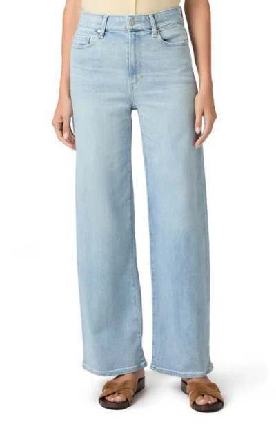 Paige Anessa High Rise Wide Jeans In Coliseum In Blue