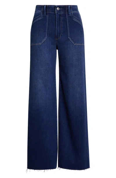 PAIGE PAIGE ANESSA HIGH WAIST WIDE LEG UTILITY JEANS