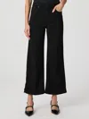Paige Womens Anessa High-rise Wide-leg Stretch-denim Jeans Black Shadow In Black