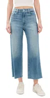 Paige Hoxton Ankle Cropped Skinny High-rise Stretch-denim Jeans In Mana