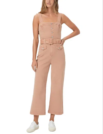 Paige Anessa Jumpsuit In Vintage Dried Rose In Multi