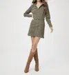 PAIGE ANESSA LONG SLEEVE DRESS IN VINTAGE GREEN