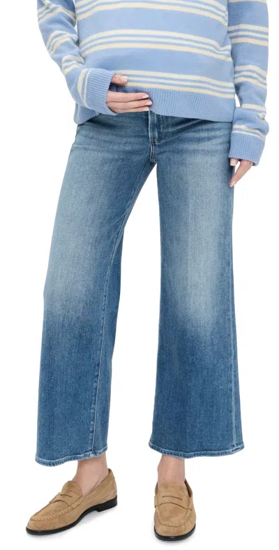 Paige Anessa Maternity Jeans Vino Vibes In Blue