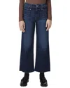 Paige Anessa High Waist Wide Leg Jeans In Blue