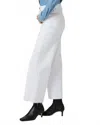 Paige Anessa High Rise Raw Hem Jeans In Tonal Exru In White