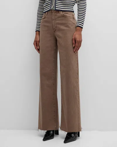 Paige Anessa Raw Hem Jeans In Vintage Canewood