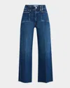 Paige Anessa Raw Hem Jeans With Set-in Pockets In Amoroso