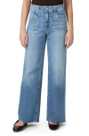 PAIGE PAIGE ANESSA RAW HEM WELT POCKET HIGH WAIST WIDE LEG JEANS