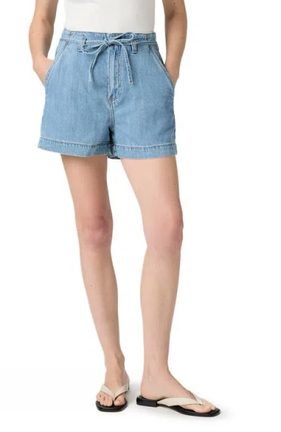 Paige Anessa Tie Waist Denim Shorts