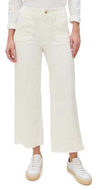 Paige Anessa Welt Utility Pocket Pants Tonal Ecru