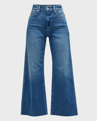 Paige Anessa Wide-leg Cropped Jeans