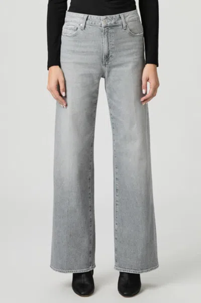 Paige Arellia Skimmer High-rise Tapered Jeans In Blue