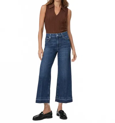 Paige Anessa Wide Leg Jean In Alana In Blue