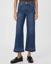Paige Leenah Saint Tropez Ankle Cut Jean In Multi