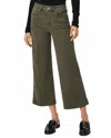 Paige Anessa High Rise Wide Leg Pants In Vintage Bayou Green In Multi