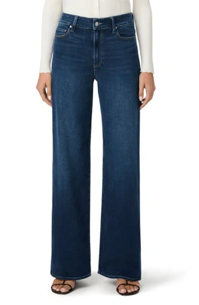 Paige Anessa Wide Leg Jeans In Blue