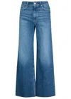 Paige Anessa Wide-leg Jeans In Blue