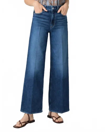 Paige Anessa Wide Leg Jeans In Dresden In Blue