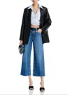 Paige Anessa Wide Leg Jeans In Le Club In Multi