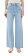 PAIGE ANESSA WIDE LEG JEANS UPSTREAM