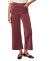 Paige Anessa Wide Leg Pants In Rose Tea In Red
