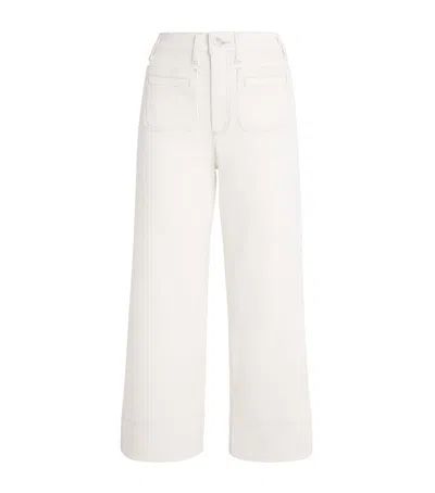 Paige Anessa Wide-leg Jeans In White