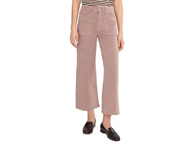 Paige Anessa With Quincy Pockets In Vintage Mauve Mist In Pink