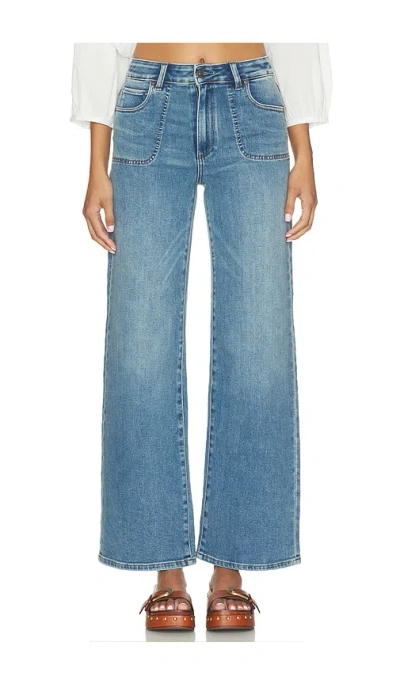 Paige Anessa With Rounded Stitch Though Pockets Jean In Multi