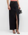 PAIGE ANGELA DENIM MAXI SKIRT