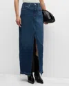 PAIGE ANGELA DENIM MAXI SKIRT