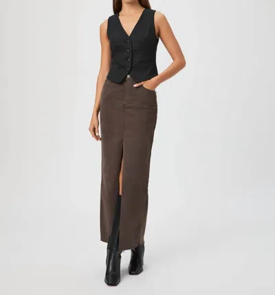 Paige Angela Maxi In Rich Chocolate In Multi