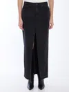 Paige Angela Maxi Skirt In Black