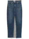 Paige Angela Maxi Skirt In Blue