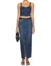 Paige Angela Maxi Skirt In Sketchbook In Multi