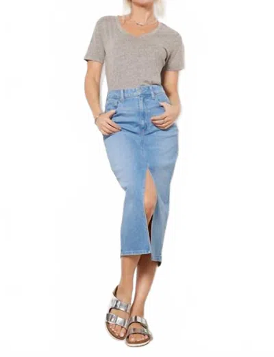 Paige Angela Midi Skirt In Ysabel In Multi